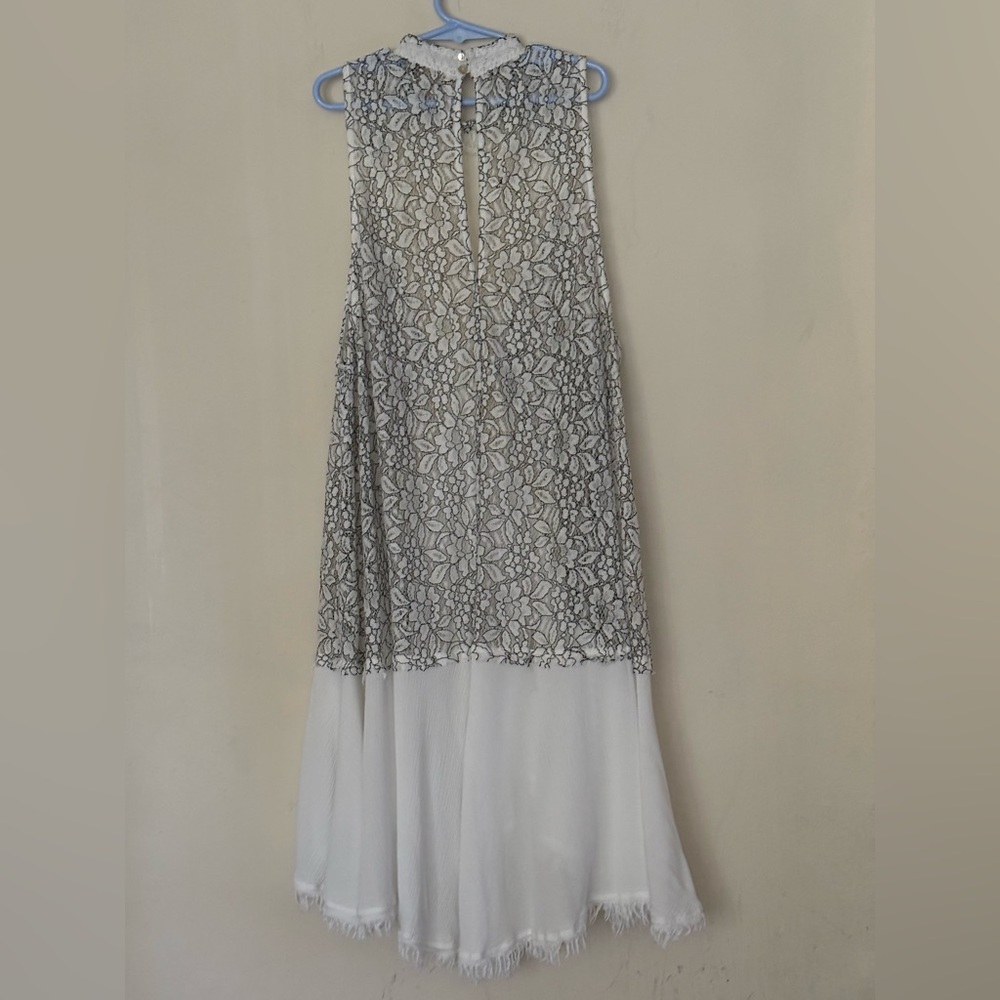 Free people Cross my heart in Lace Tunic Dress Bohemian Flowy Festival Size M - Picture 13 of 13
